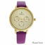 Charlotte Raffaelli CRB014 La Basic Gold/Purple Leather Stra