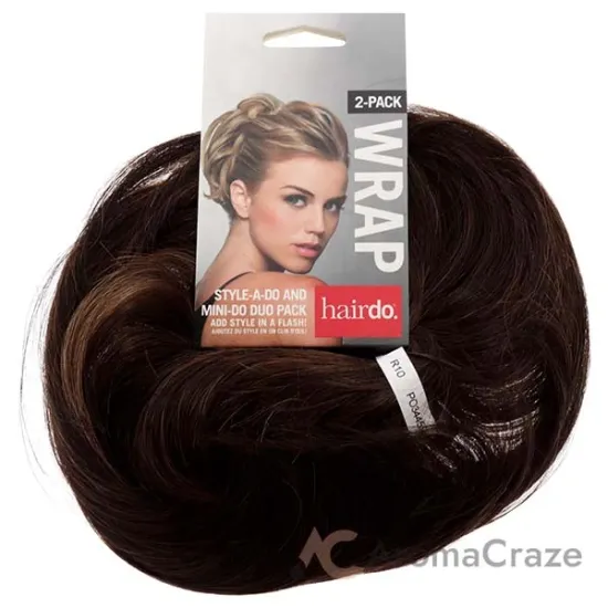 Picture of Style-a-do And Mini-do Duo Pack - R10 Chestnut Light Brown by Hairdo for Women - 2 Pc Hair Wrap