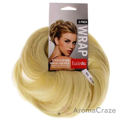 Picture of Style-a-do And Mini-do Duo Pack - R22 Swedish Blonde by Hairdo for Women - 2 Pc Hair Wrap