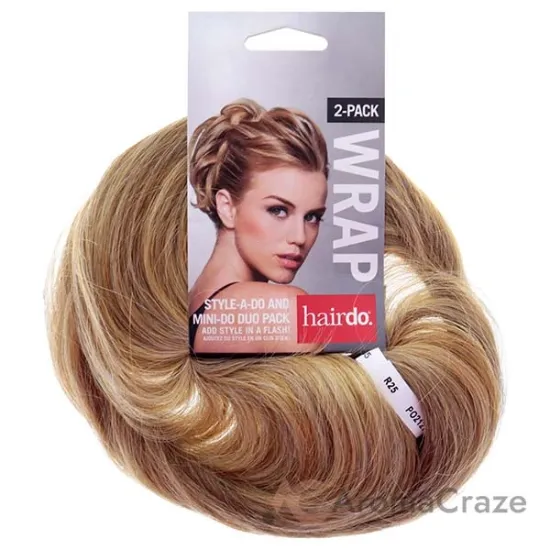Picture of Style-a-do And Mini-do Duo Pack - R25 Ginger Blonde by Hairdo for Women - 2 Pc Hair Wrap