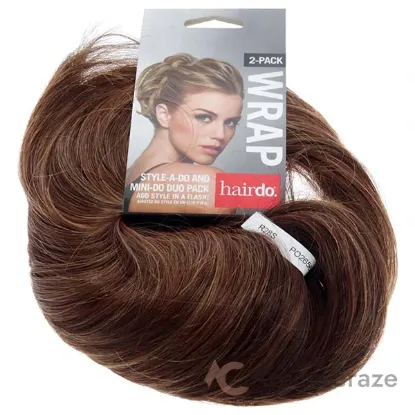 Picture of Style-a-do And Mini-do Duo Pack - R28S Glazed Fire by Hairdo for Women - 2 Pc Hair Wrap