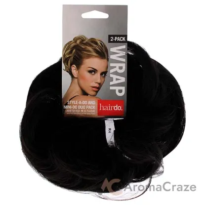 Picture of Style-a-do And Mini-do Duo Pack - R4 Midnight Brown by Hairdo for Women - 2 Pc Hair Wrap