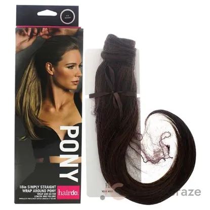 Picture of Simply Straight Pony - R10 Chestnut by Hairdo for Women - 18 Inch Hair Extension
