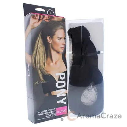 Picture of Simply Straight Pony - R2 Ebony by Hairdo for Women - 18 Inch Hair Extension