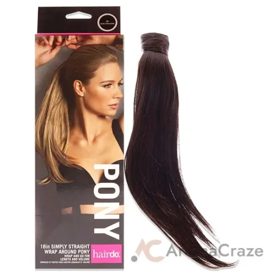 Picture of Simply Straight Pony - R6 Dark Chocolate by Hairdo for Women - 18 Inch Hair Extension