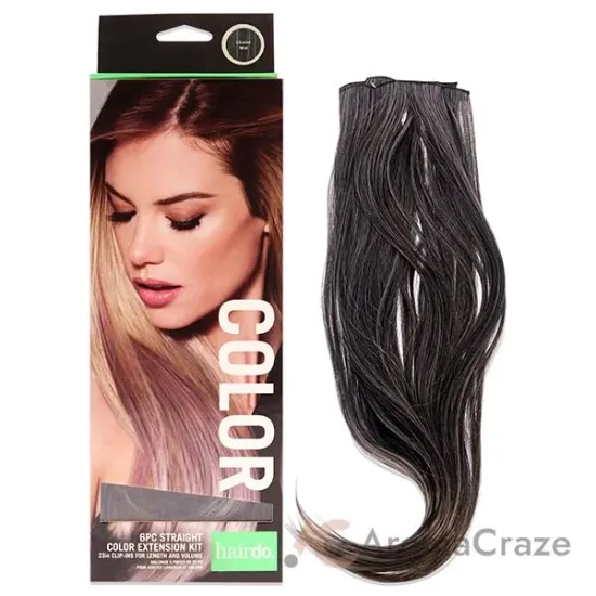 Picture of Straight Color Extension Kit - Chrome Mist by Hairdo for Women - 6 x 23 Inch Hair Extension