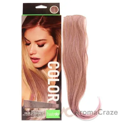 Picture of Straight Color Extension Kit - Pink Frost by Hairdo for Women - 6 x 23 Inch Hair Extension