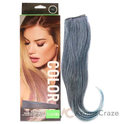 Picture of Straight Color Extension Kit - Stormy Blue by Hairdo for Women - 6 x 23 Inch Hair Extension