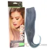 Picture of Straight Color Extension Kit - Stormy Blue by Hairdo for Women - 6 x 23 Inch Hair Extension