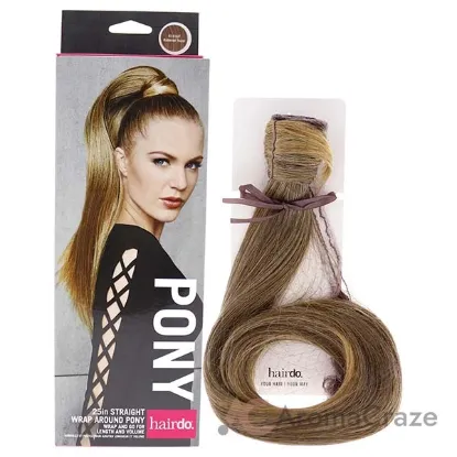 Picture of Straight Wrap Around Pony - R1416T Buttered Toast by Hairdo for Women - 25 Inch Hair Extension
