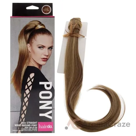 Picture of Straight Wrap Around Pony - R14 25 Honey Ginger by Hairdo for Women - 25 Inch Hair Extension