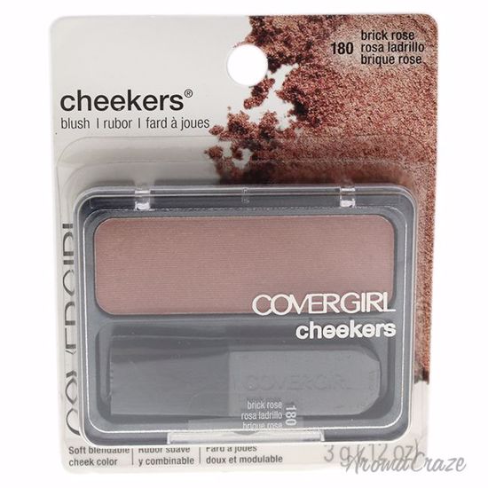 CoverGirl Cheekers Blush # 180 Brick Rose for Women 0.12 oz