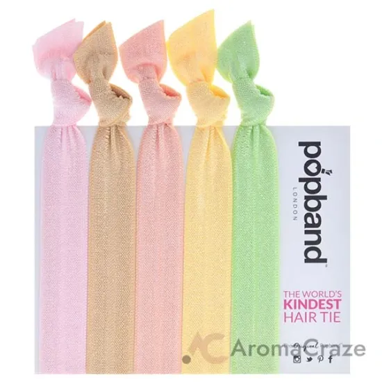 Picture of Hair Tie - Ocean Drive by Popband for Women - 5 Pc Hair Bands