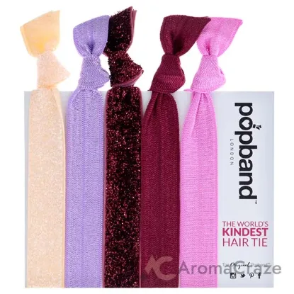 Picture of Hair Tie - Winter Berry by Popband for Women - 5 Pc Hair Bands