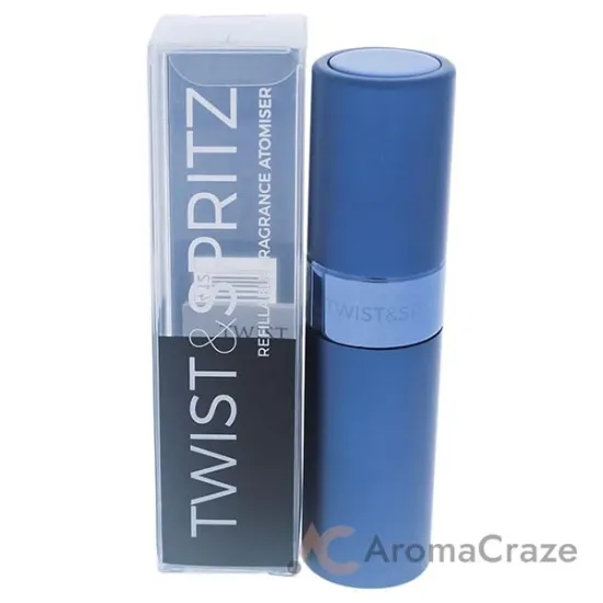 Picture of Twist and Spritz Atomiser - Blue by Twist and Spritz for Women - 8 ml Refillable Spray (Empty)