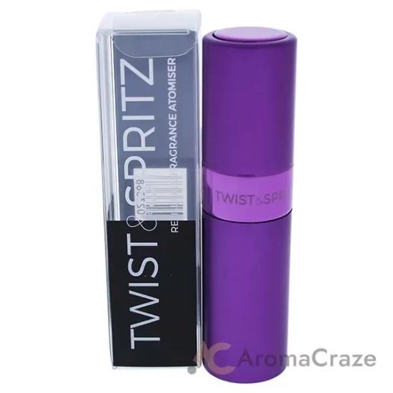 Picture of Twist and Spritz Atomiser - Purple by Twist and Spritz for Women - 8 ml Refillable Spray (Empty)