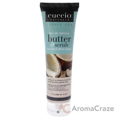 Picture of Butter and Scrub - Coconut and White Ginger by Cuccio Naturale for Unisex - 4 oz Scrub