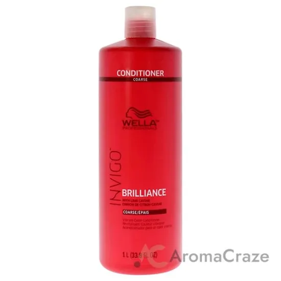 Picture of Invigo Brilliance Conditioner For Coarse Hair by Wella for Unisex - 33.8 oz Conditioner