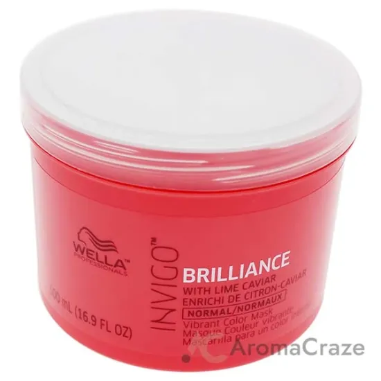 Picture of Invigo Brilliance Mask For Fine Hair by Wella for Unisex - 16.9 oz Mask