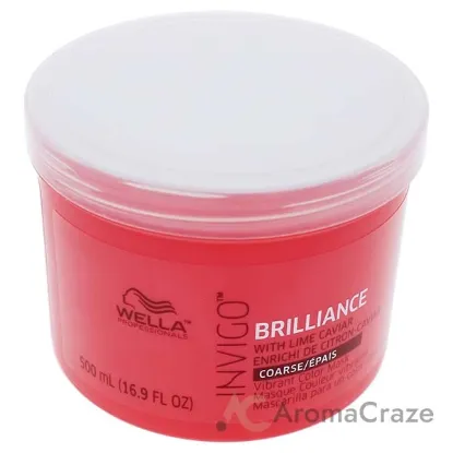 Picture of Invigo Brilliance Mask For Coarse Hair by Wella for Unisex - 16.9 oz Mask