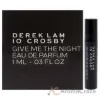 Picture of Give Me The Night by Derek Lam for Women - 1 ml EDP Spray Vial