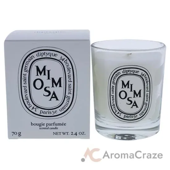 Picture of Mimosa Scented Candle by Diptyque for Unisex - 2.4 oz Candle