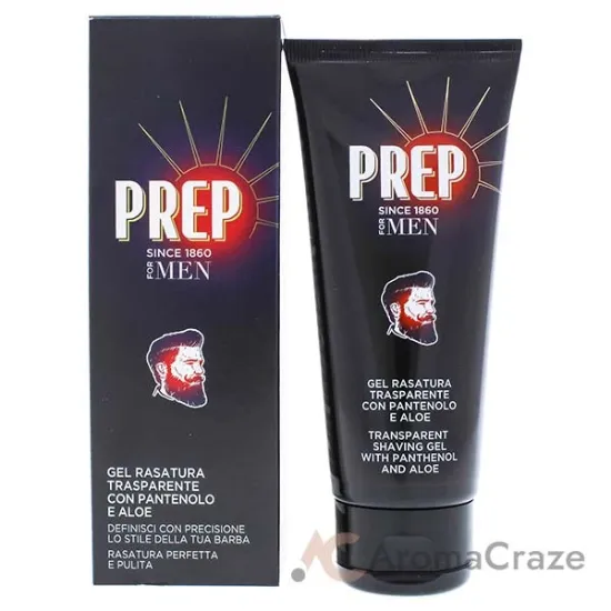 Picture of Transparent Shaving Gel with Panthenol and Aloe by Prep for Men - 3.4 oz Shaving Gel