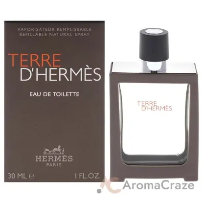 Picture of Terre Dhermes by Hermes for Men - 1 oz EDT Spray (Refillable)