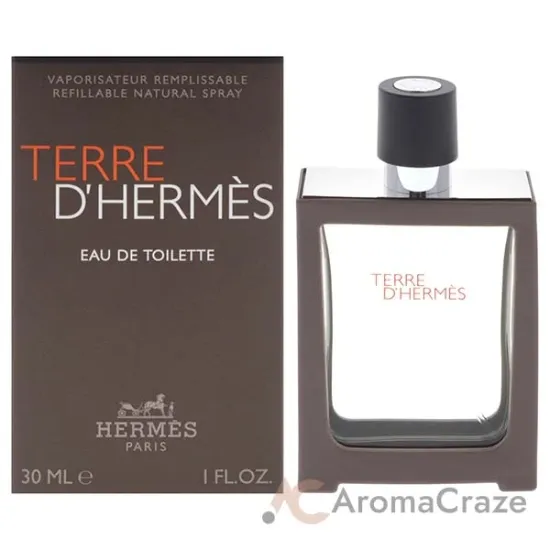 Picture of Terre Dhermes by Hermes for Men - 1 oz EDT Spray (Refillable)