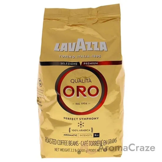 Picture of Qualita Oro Coffee Roast Whole Bean Coffee by Lavazza for Unisex - 35.2 oz Coffee