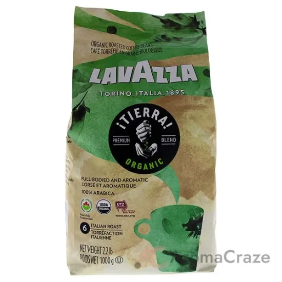 Picture of Tierra Organic Roast Whole Bean Coffee by Lavazza for Unisex - 35.2 oz Coffee
