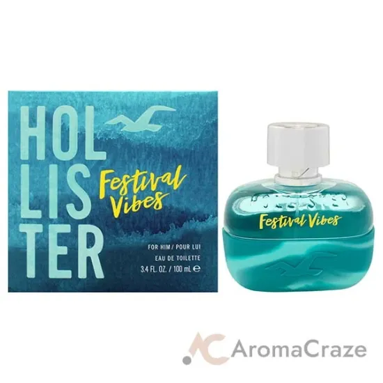 Picture of Festival Vibes by Hollister for Men - 3.4 oz EDT Spray