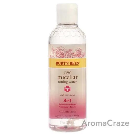 Picture of Rose Micellar Toning Water by Burts Bees for Women - 8 oz Toner