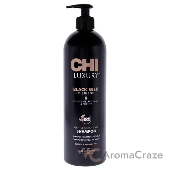 Picture of Luxury Black Seed Oil Gentle Cleansing Shampoo by CHI for Unisex - 25 oz Shampoo