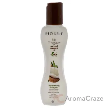 Picture of Silk Therapy with Natural Coconut Oil Moisturizing Shampoo by Biosilk for Unisex - 2.26 oz Shampoo