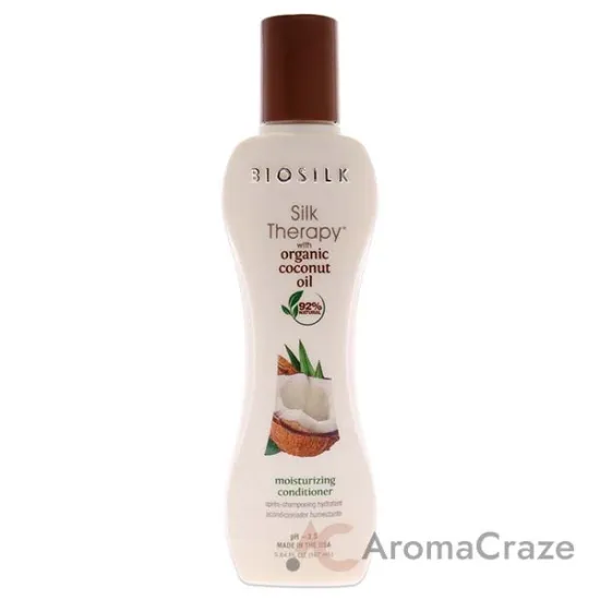 Picture of Silk Therapy with Coconut Oil Moisturizing Conditioner by Biosilk for Unisex - 5.64 oz Conditioner