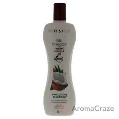 Picture of Silk Therapy with Coconut Oil Moisturizing Conditioner by Biosilk for Unisex - 12 oz Conditioner