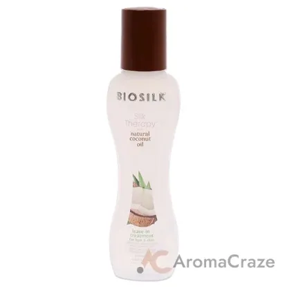 Picture of Silk Therapy with Organic Coconut Oil Leave-In Treatment by Biosilk for Unisex - 2.26 oz Treatment