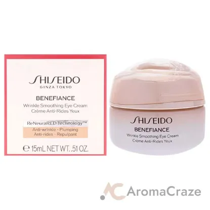 Picture of Benefiance Wrinkle Smoothing Eye Cream by Shiseido for Unisex - 0.51 oz Cream