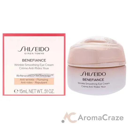 Picture of Benefiance Wrinkle Smoothing Eye Cream by Shiseido for Unisex - 0.51 oz Cream