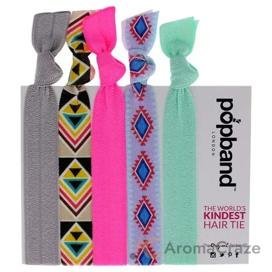 Picture of Hair Tie - Tribal by Popband for Women - 5 Pc Hair Bands