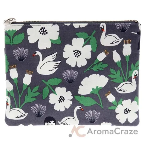 Picture of Aurore and Swan Coated Pouch by Ooh Lala for Women - 1 Pc Pouch