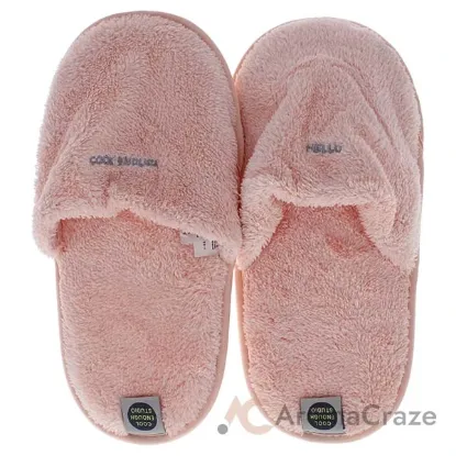 Picture of The Towel Slippers Pink - Large by Cool Enough Studio for Women - 1 Pair Slippers