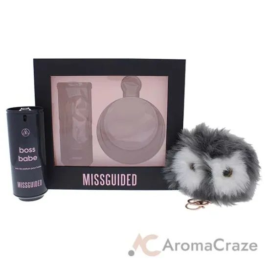 Picture of Boss Babe by Missguided for Women - 2 Pc Gift Set 2.7oz EDP Spray, Pom Pom Keyring