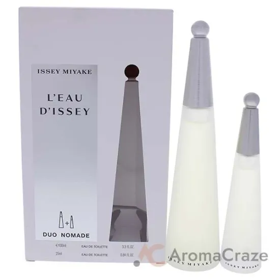 Picture of Leau Dissey by Issey Miyake for Women - 2 Pc Gift Set 3.3oz EDT Spray, 0.84oz EDT Spray