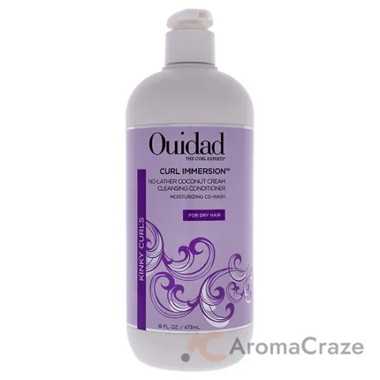 Picture of Curl Immersion No-Lather Coconut Cream Cleansing Conditioner by Ouidad for Unisex - 16 oz Conditioner