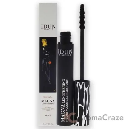 Picture of Magna Lengthening Mascara - 009 Black by Idun Minerals for Women - 0.40 oz Mascara