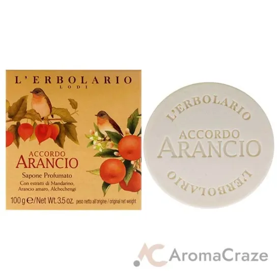 Picture of Perfumed Soap - Accordo Arancio by LErbolario for Unisex - 3.5 oz Soap