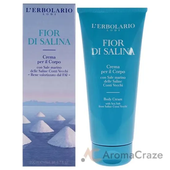 Picture of Body Cream - Fior Di Salina by LErbolario for Unisex - 6.7 oz Body Cream