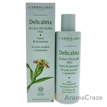 Picture of Delicalma Face Micellar Water by LErbolario for Unisex - 6.7 oz Cleanser